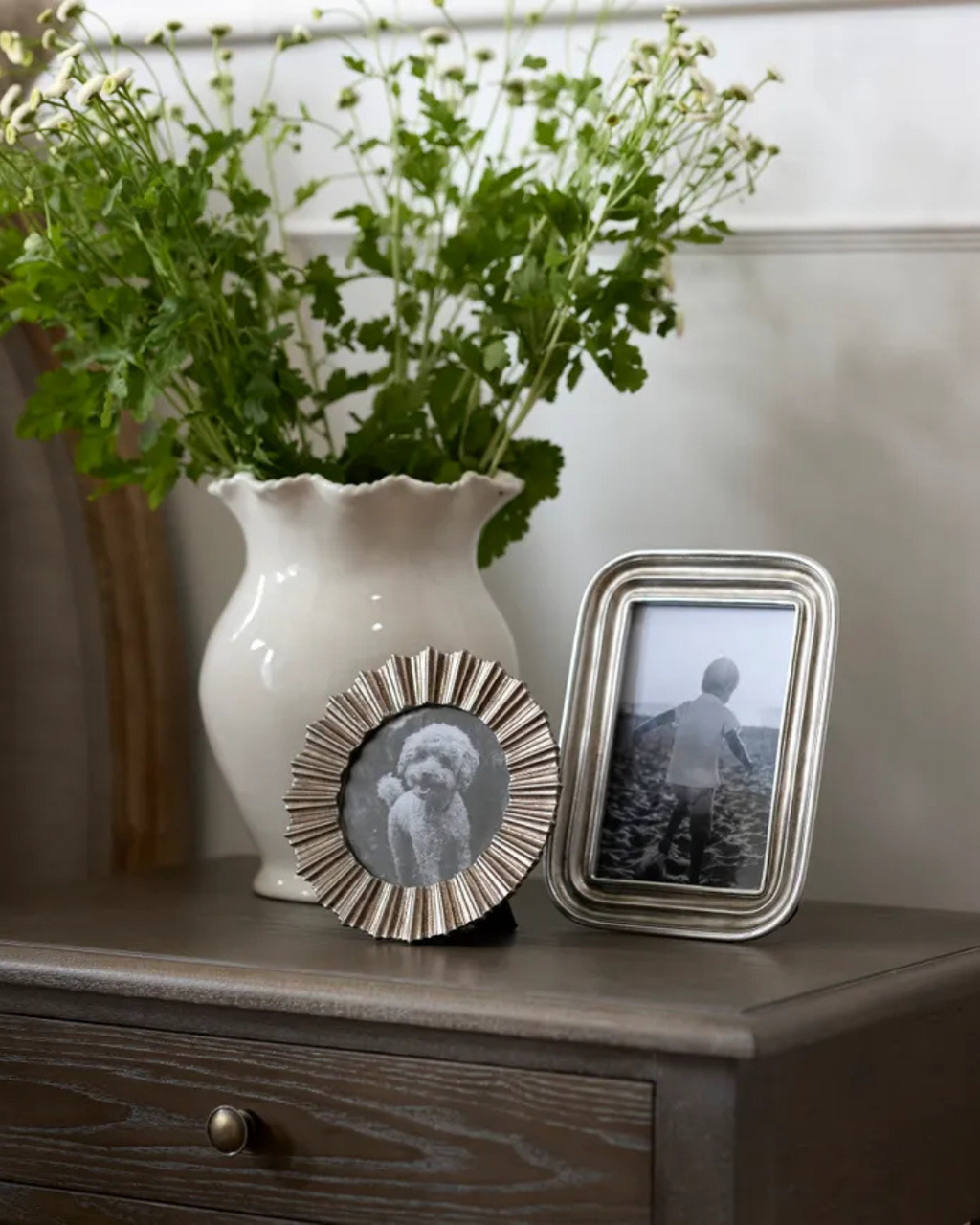 French Country - Round Star Burst Photo Frame 4x4