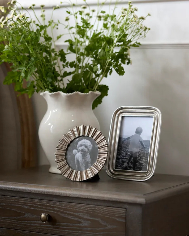 French Country - Round Star Burst Photo Frame 4x4