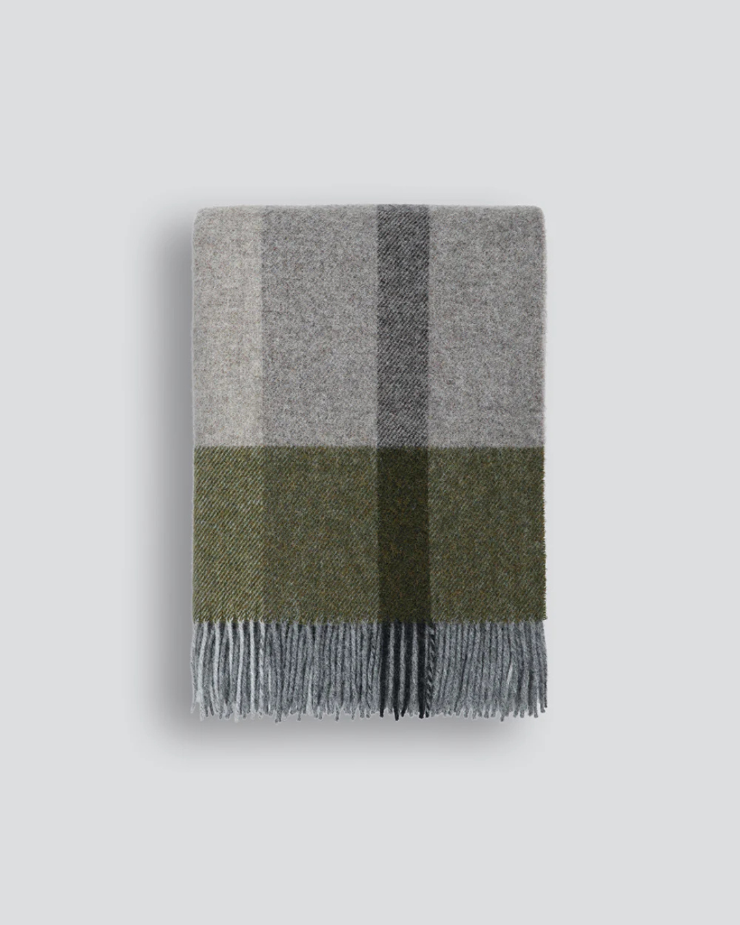 Brunswick (100% New Zealand Wool) Throw - Olive 130x180cm