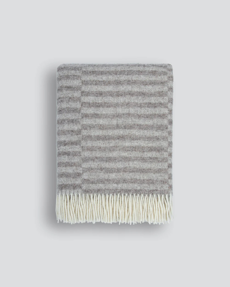 Baya - Noah (100% New Zealand Wool) Throw - Oatmeal 130x190cm