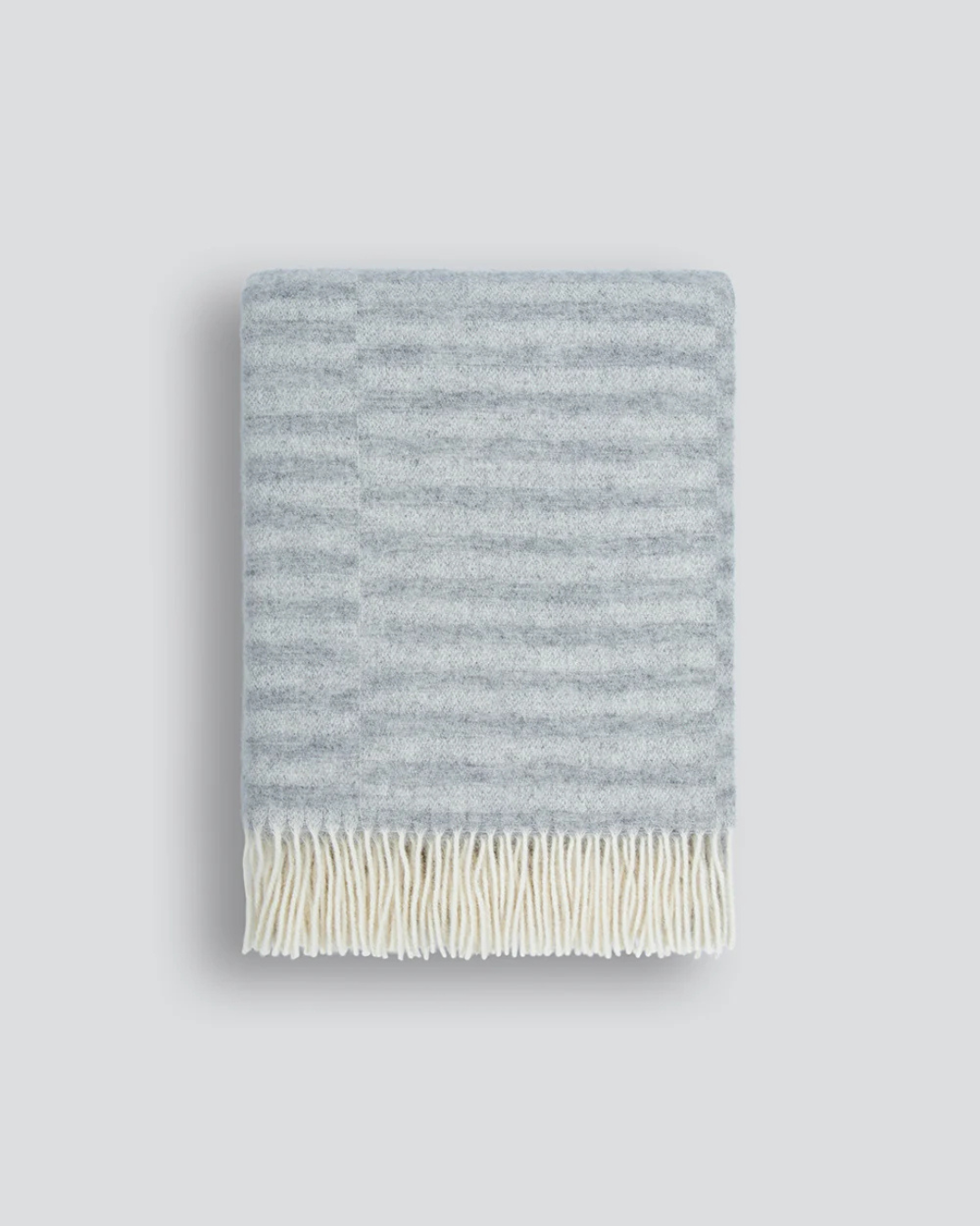 Noah (100% New Zealand Wool) Throw - Silver 130x190cm
