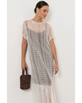 Rio Lace Maxi Dress (White)