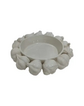 Ceramic Garlic Bowl (White)