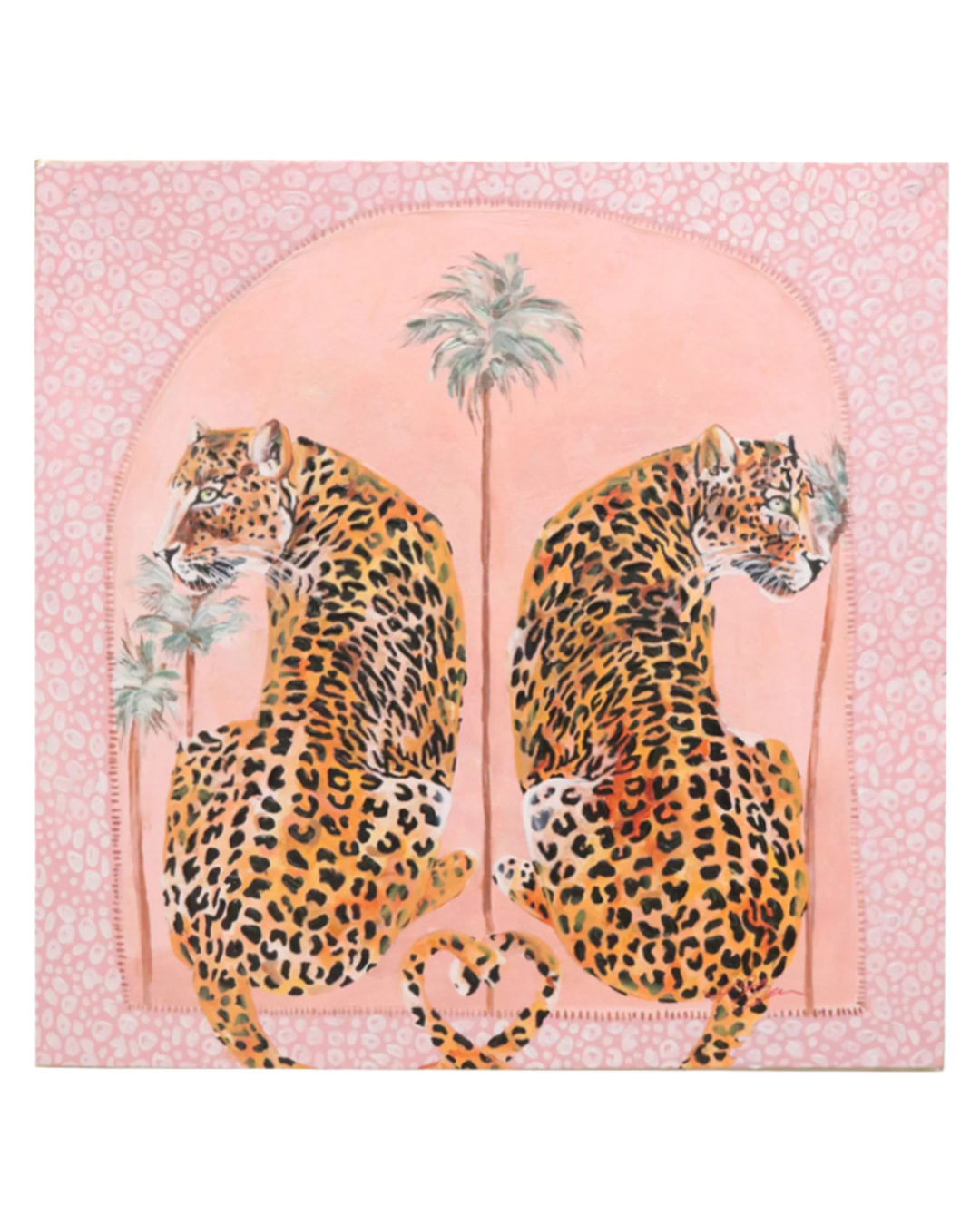 Art Canvas Leopard 60x60cm