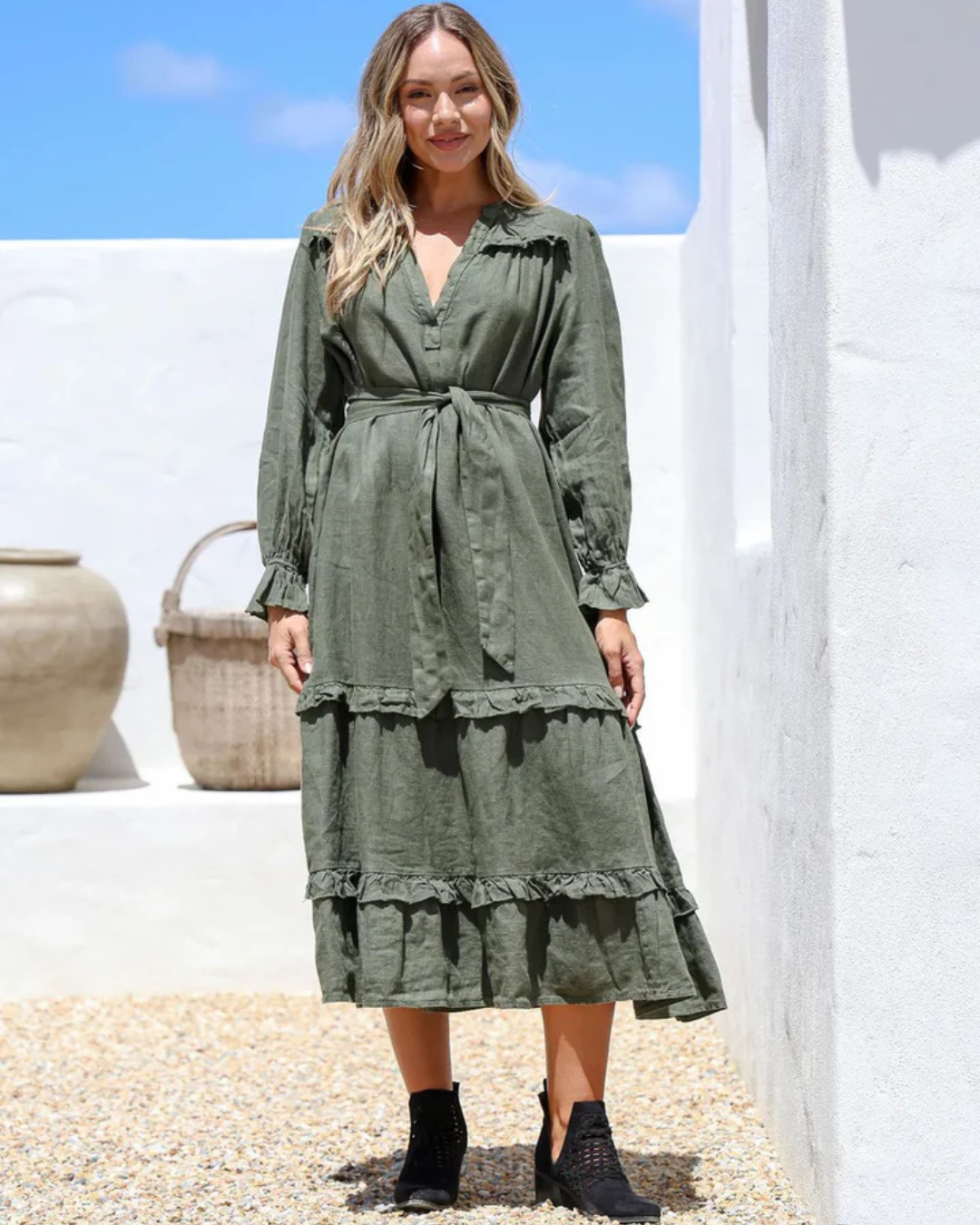 Nebbia Dress (Juniper)