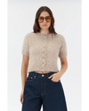 Sofia Irina - Elly Cropped Cardigan (Oat)