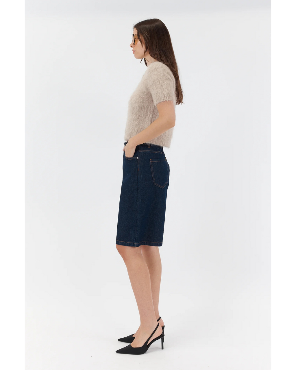 Sofia Irina - Elly Cropped Cardigan (Oat)