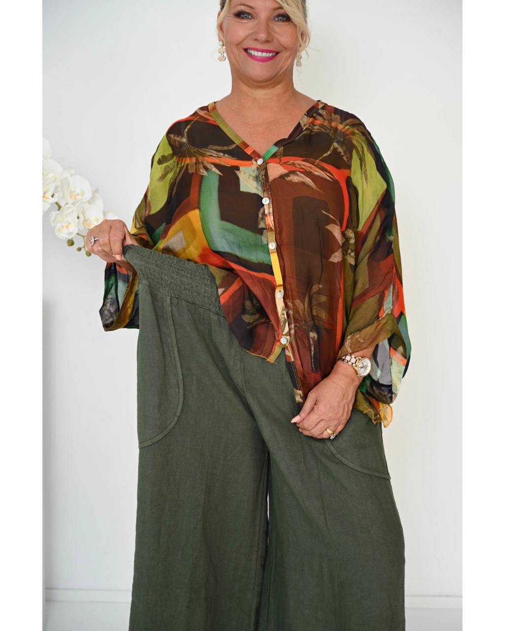 Runaway Pant (Khaki) OS