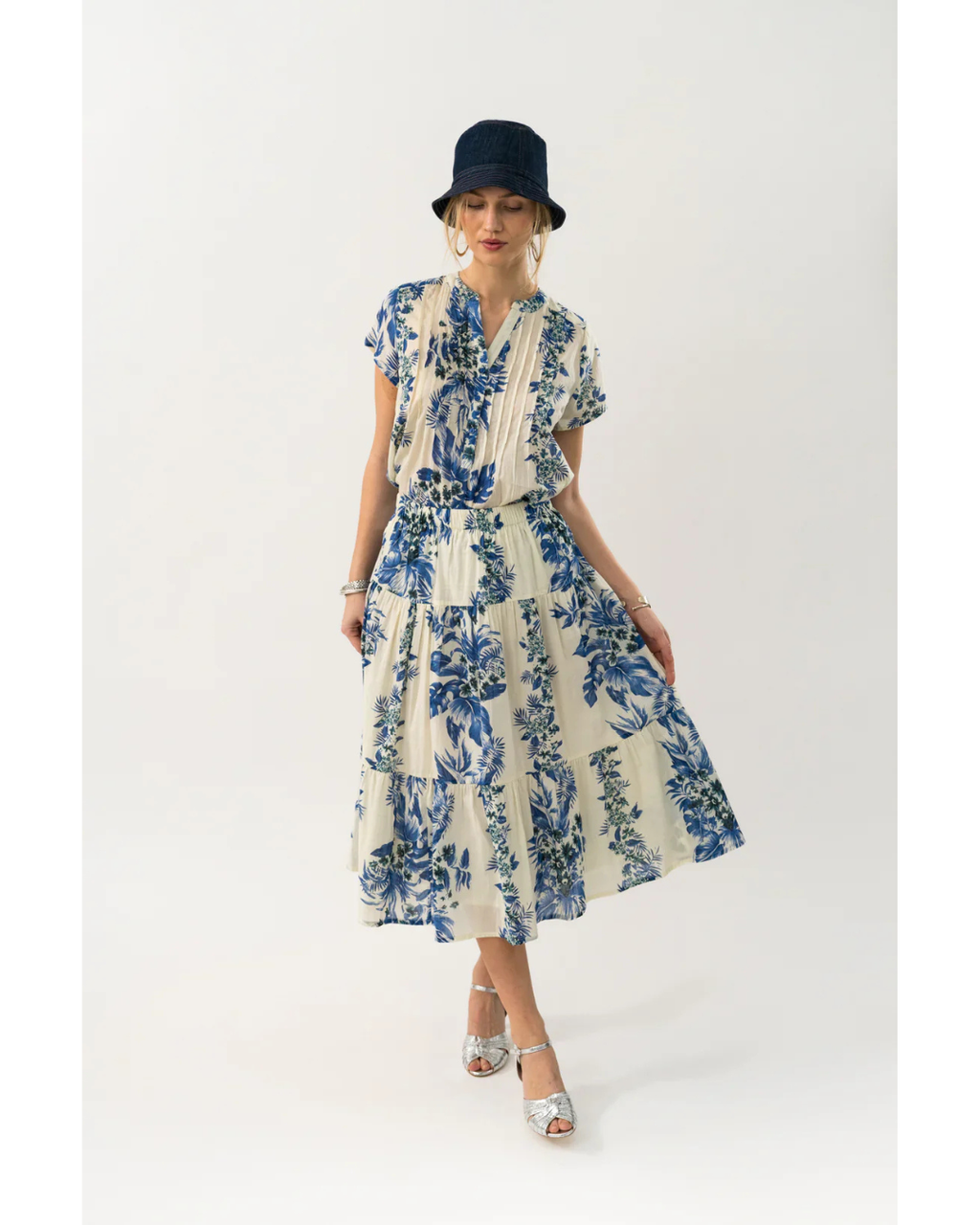 Morning Midi Skirt (Blue)