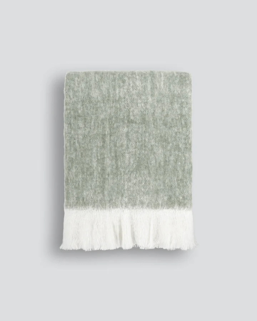 Richmond (Acrylic/Wool Blend) Throw - Sage 125x150cm