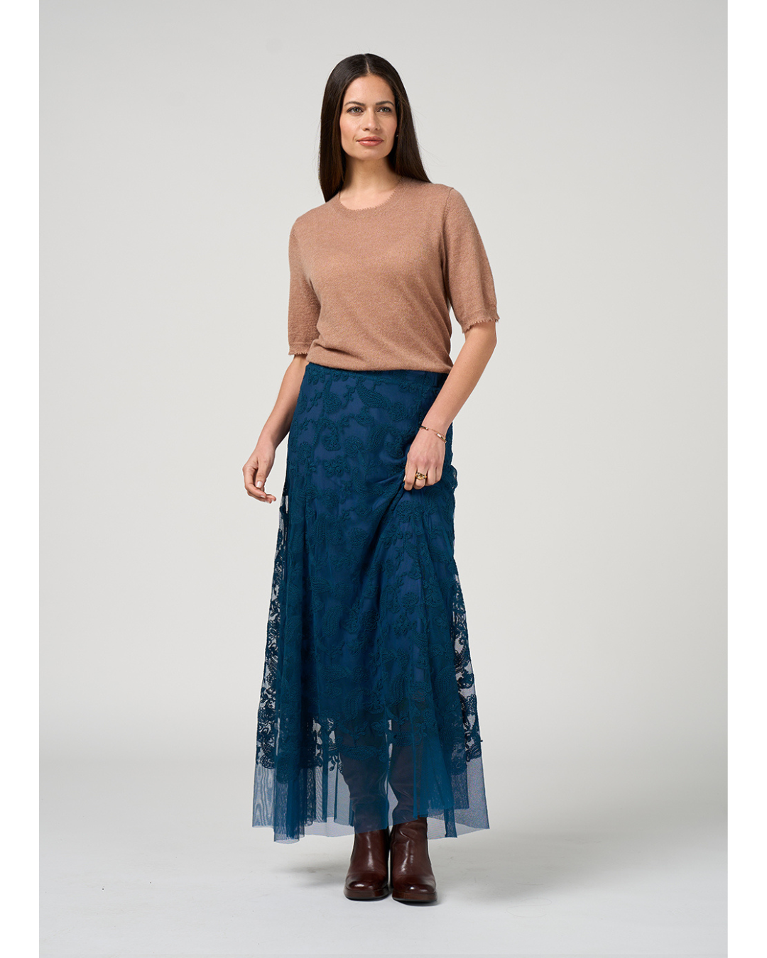 Filigree Skirt (Peacock)