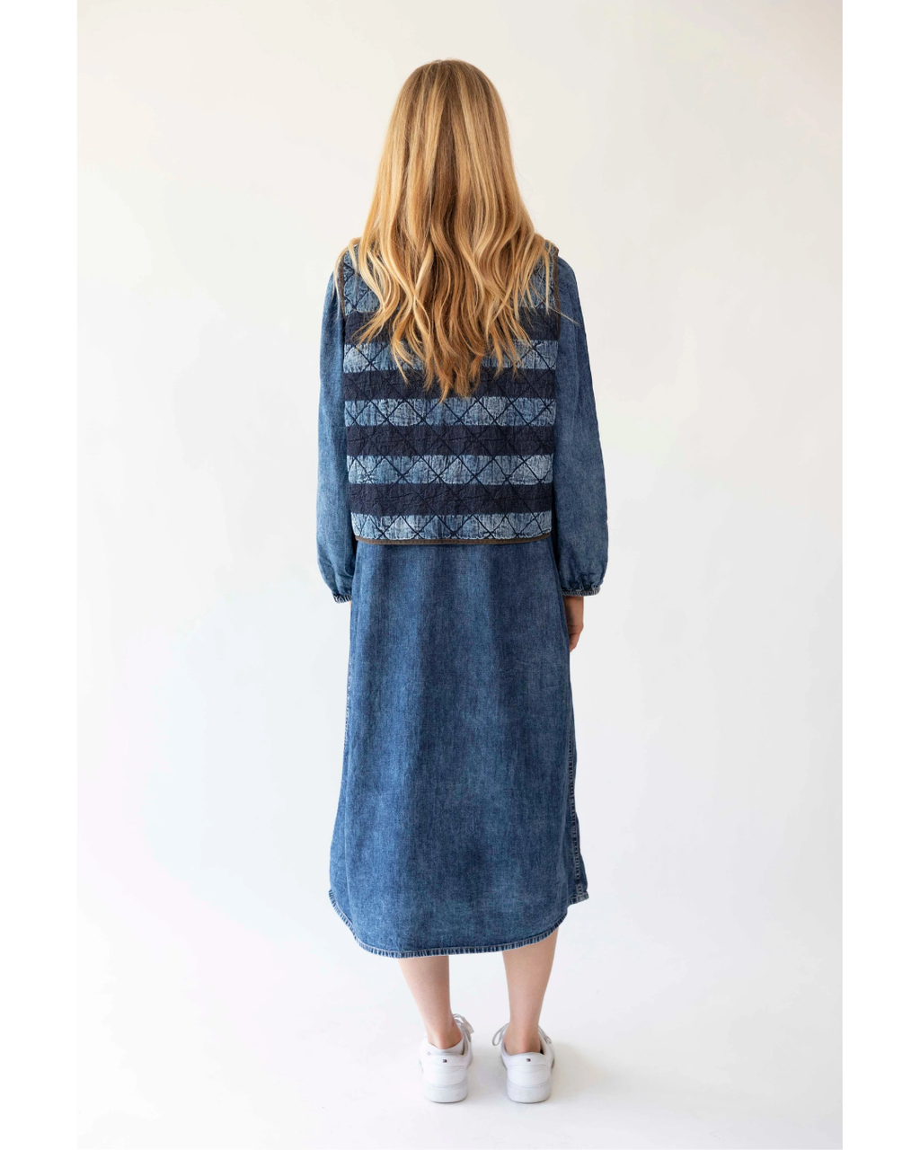 Cairo Quilted Vest (Blue)