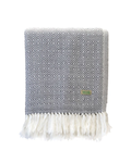 Contemporary Alpaca Merino Wool Throw (Stone)