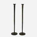 Forged Organic Style Medium Candlestick Dark