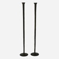 Forged Organic Style Tall Candlestick Bronze