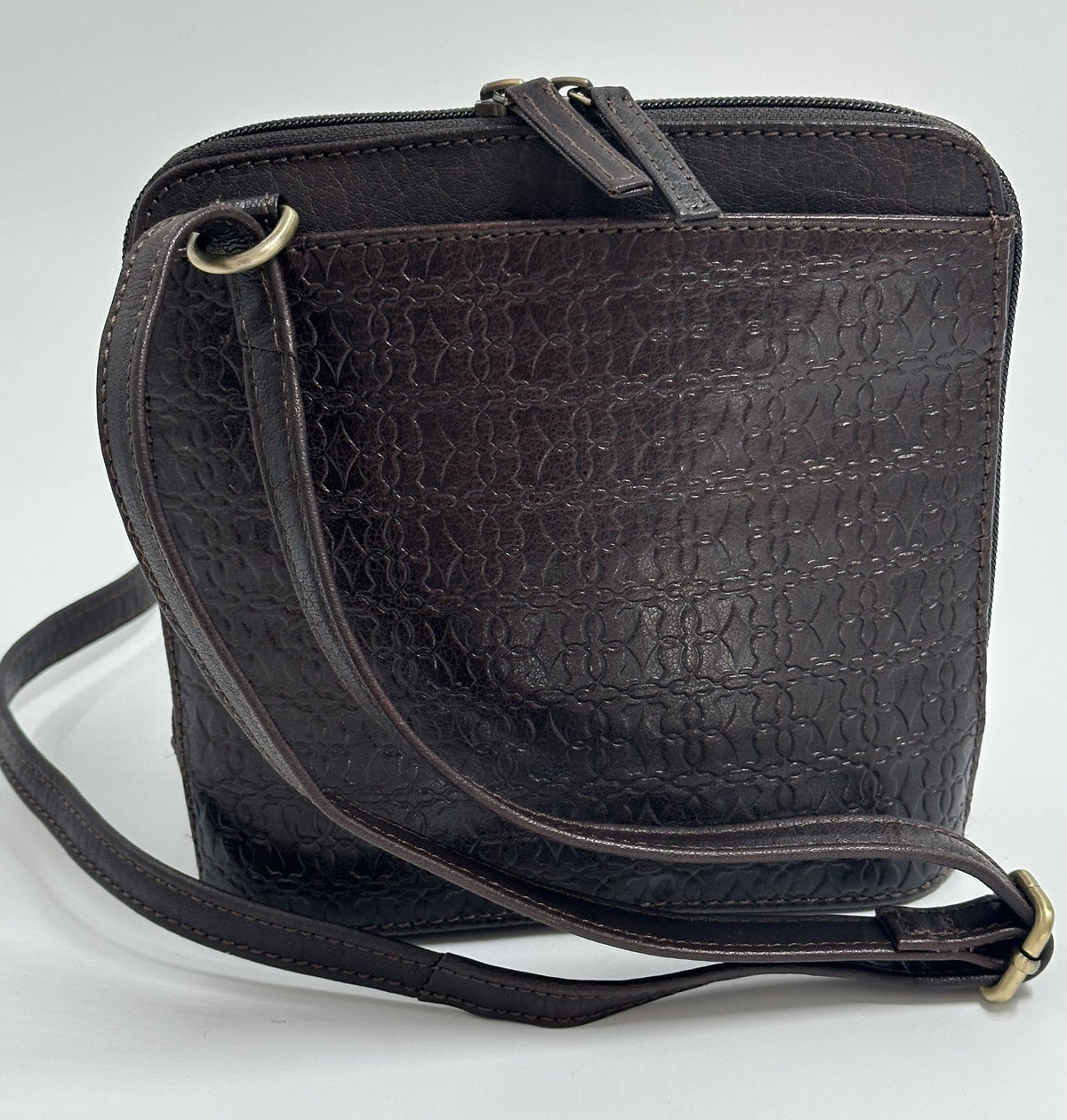 Baron Dana Small Bucket Bag in Deep Brown leather