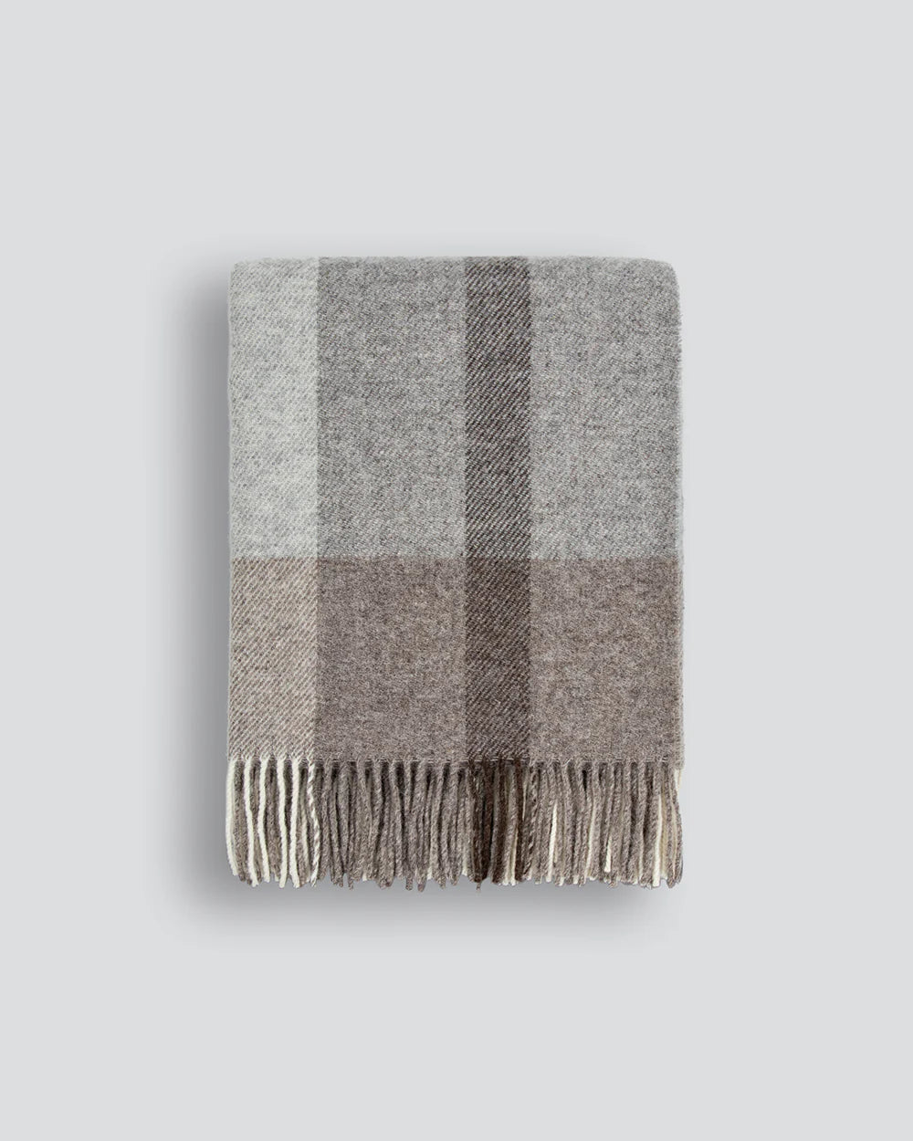 Brunswick (100% New Zealand Wool) Throw - Fawn 130x180cm