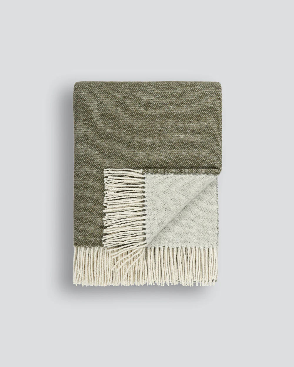 Casa (Merino Wool/Nylon) Throw - Kale 140x200cm