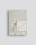 Casa (Merino Wool/Nylon) Throw - Silver 140x200cm