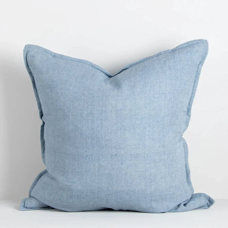 Baya - Cassia Cushion With Feather Inner 55x55cm (Chambray)