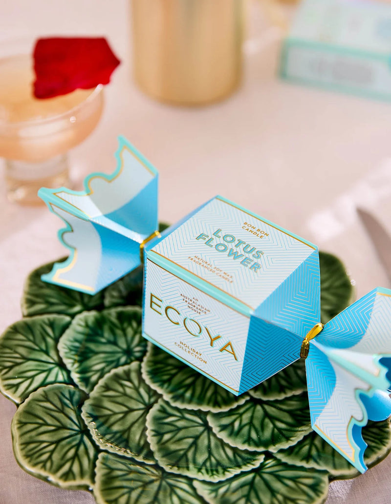 Ecoya - Lotus Flower Candle Bon Bon Holiday Collection