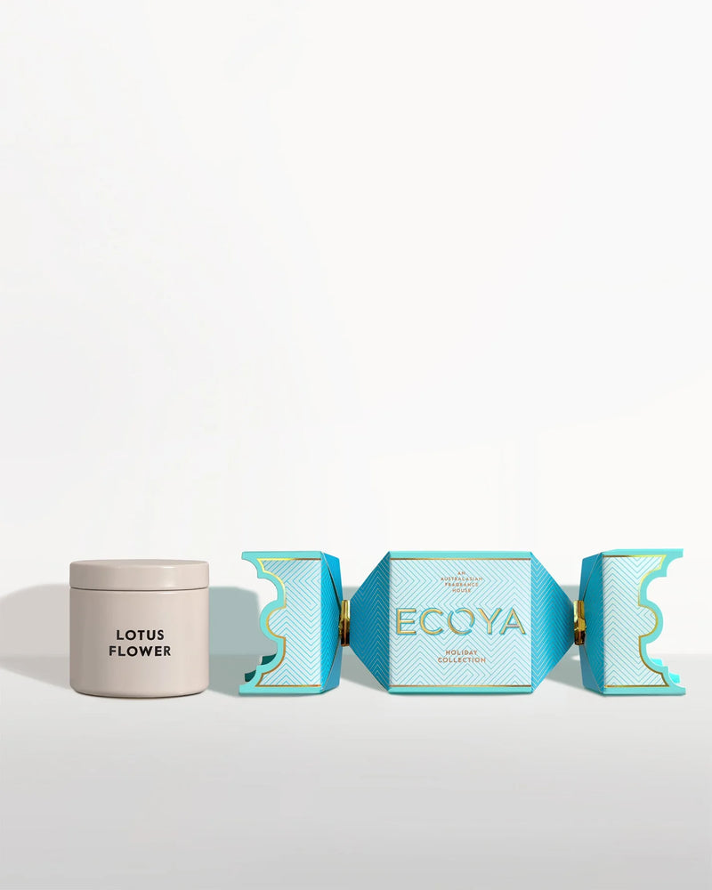 Ecoya - Lotus Flower Candle Bon Bon Holiday Collection