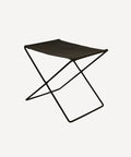 Palma Leather Stool (Black)