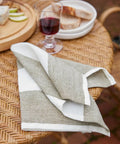 Stripe Napkin (Olive)