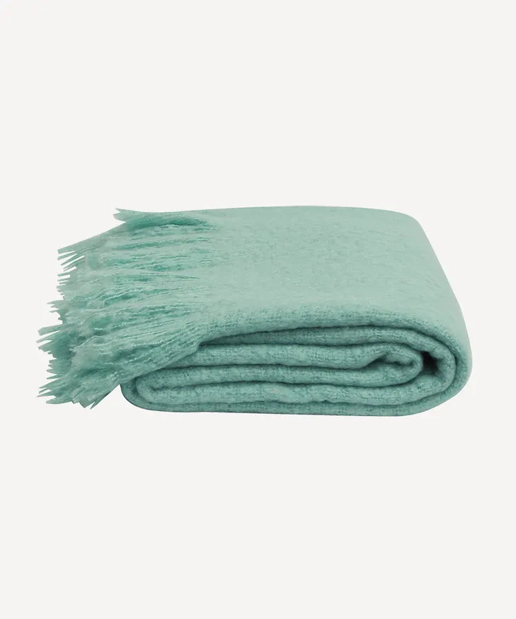 French Country - Throw Tassle (Duck Egg Blue)