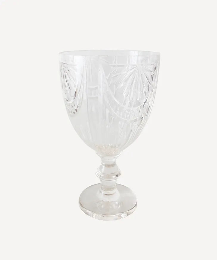 French Country - Sunrise Cut Glass Hurricane