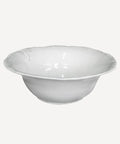 Dragonfly Stoneware White Salad Bowl (Large)