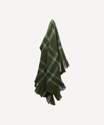 French Country - Plaid Throw (Green)