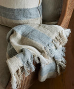 French Country - Marine Stripe Throw