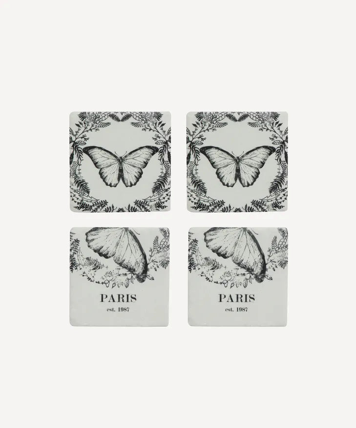 French Country - Butterfly Coaster