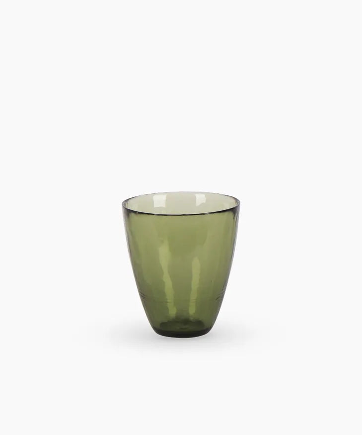 Vitro Tumbler Olive (Set Of Two)