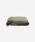 Plaid Fringe Throw (Beige Brown)