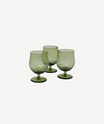 French Country - Serena Wine Goblet (Green)