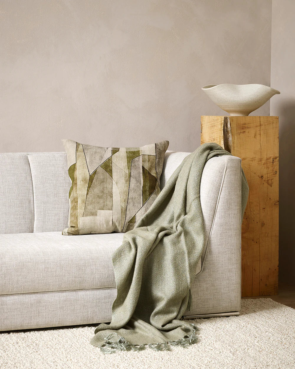 Grove Cushion 55cm x 55cm (Olive)
