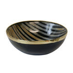 Bombay Horn With Brass Rim Bowl