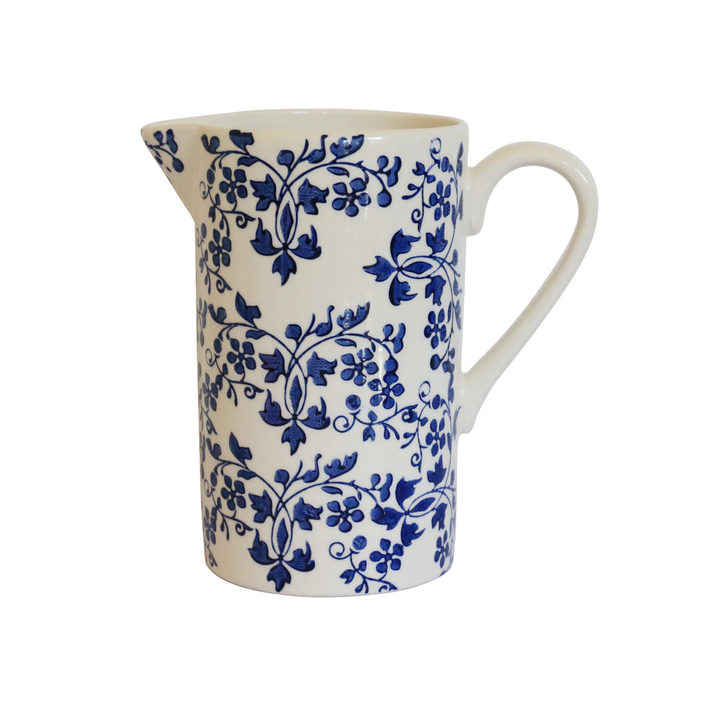 Florentine bleu hand painted Jug