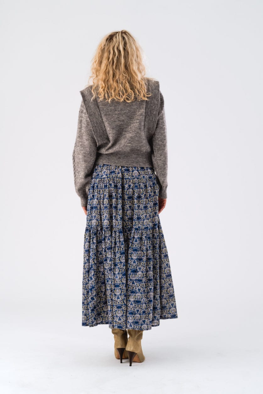 Sunset Maxi Skirt (Blue)