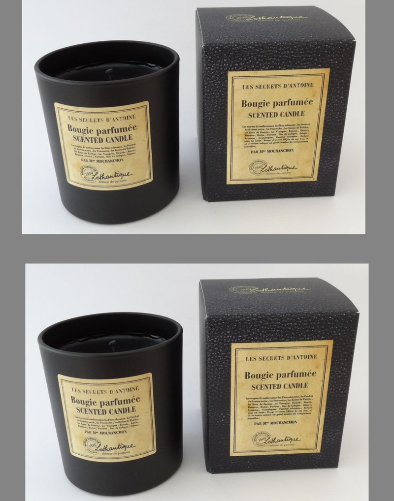 Provence - Lothantique Candle Glass 140grs in gift box (Black)