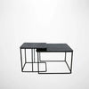 CC Interiors - Manhattan Square Nested Side Tables (Dark Bronze)