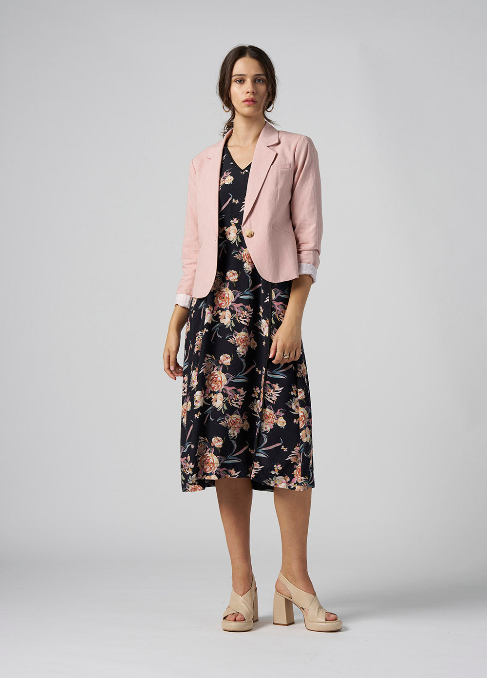 Dart Jacket (Blush)