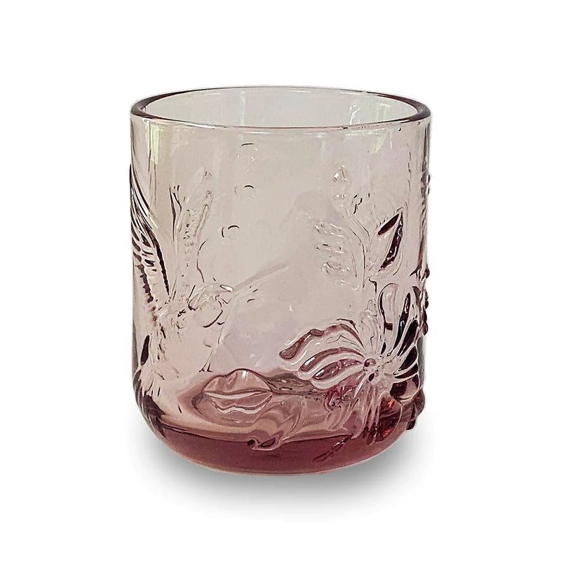 Single Dawn Rainforest Glass - Pink