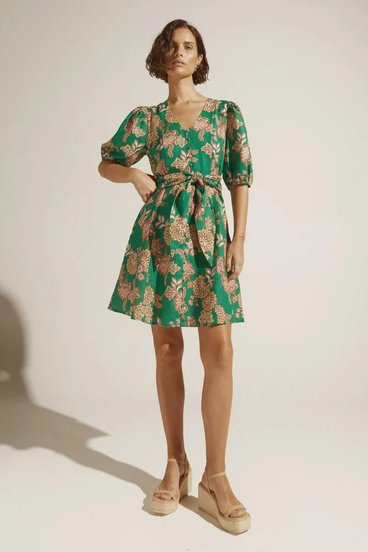 Quota Dress (K'gari Palm Green)
