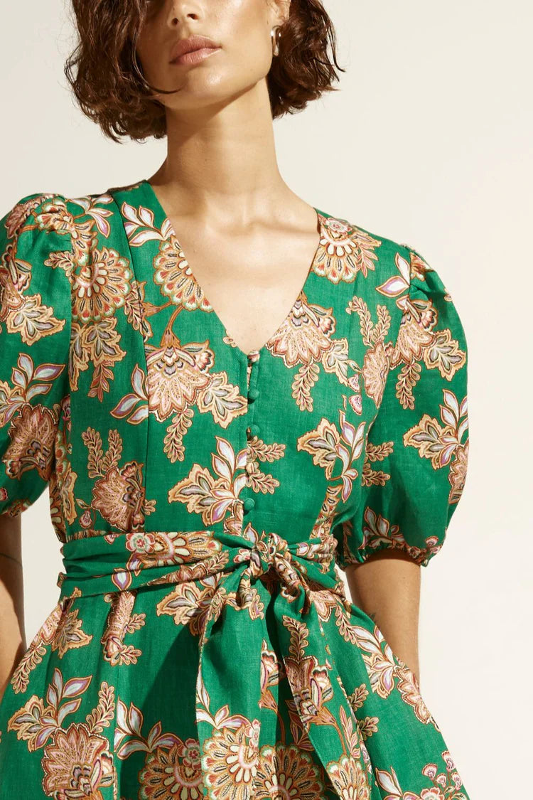 Quota Dress (K'gari Palm Green)