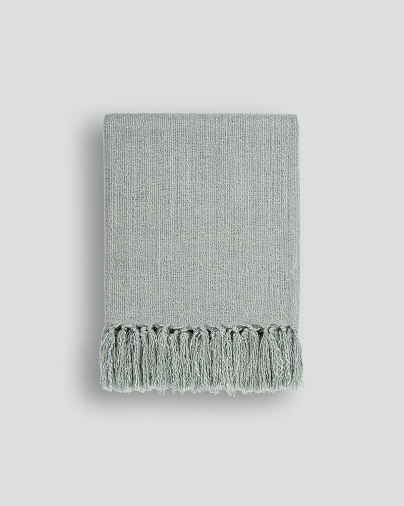 Baya - Richmond (Acrylic/Wool Blend) Throw - Glacier 125x150cm