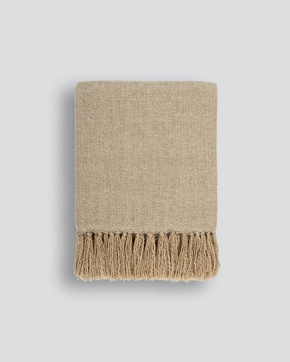 Richmond (Acrylic/Wool Blend) Throw - Putty 125x150cm