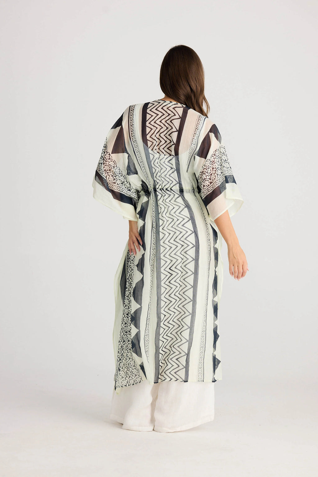 Holiday - Asta Long Kaftan (Tribal Black)